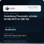 Heidel Solutions reference identification card; not an exact part photograph