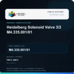 Heidel Solutions reference identification card; not an exact part photograph