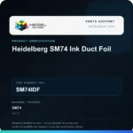 Heidel Solutions reference identification card; not an exact part photograph