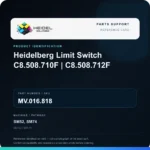 Heidel Solutions reference identification card; not an exact part photograph