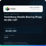 Heidel Solutions reference identification card; not an exact part photograph