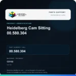 Heidel Solutions reference identification card; not an exact part photograph